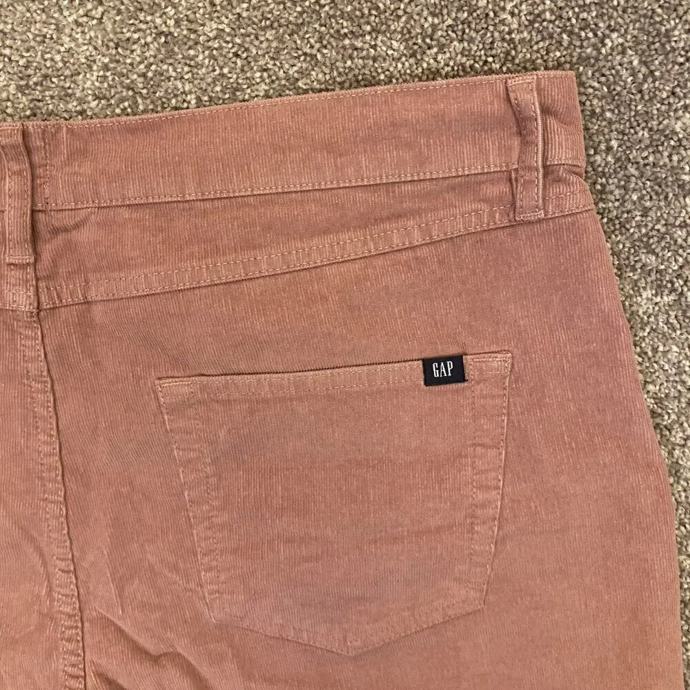 GAP Women's Corduroy Shorts 4 in Raw Edge Hem Cut Off Rose Size 16 - NWT $49.95